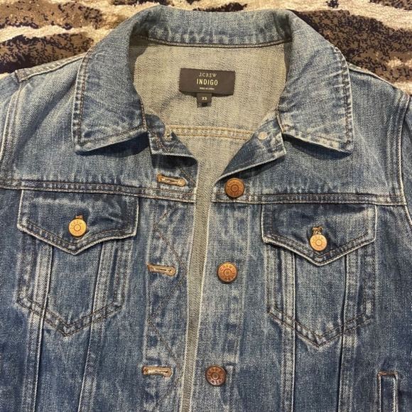NWOT - Jcrew Indigo Denim Jacket - Size XS - Picture 2 of 12